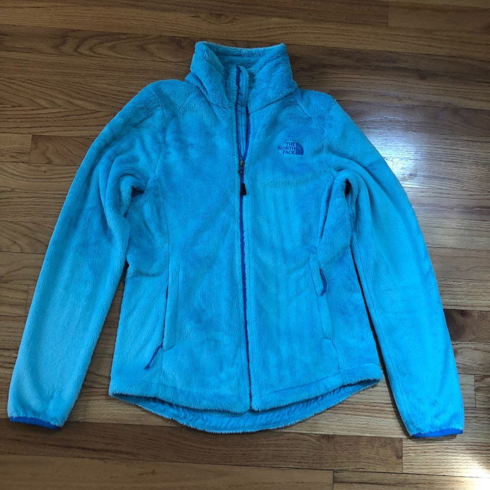 Blue North Face jacket